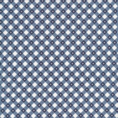 Ткань для лоскутного одеяла Farmhouse Favorites GINGHAM PICNIC синяя клетчатая на половину ярда - Изображение 1 из 4