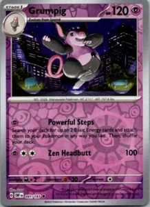 Grumpig 091/197 Obsidian Flames Reverse Holo NM - Picture 1 of 2