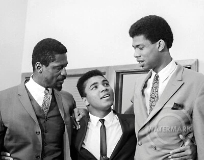 MUHAMMAD ALI - BILL RUSSELL - KAREEM ABDUL-JABBAR Photo - 8x10 11x14 16x20 (M2) - Image 1 of 4