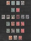 GB QV & KEVII Offizielle Briefmarken x 23 nach Scan. Siehe Beschreibung (822)