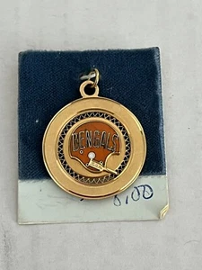 Vintage Cincinnati Bengals Wells 14 KT Gold Filled Bracelet Charm Jewelry RARE🔥 - Picture 1 of 6