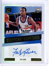 2018-19 Panini Donruss Fat Lever SS-FLV Significant Signatures Auto Nuggets