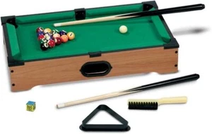 Table Pool Gift Idea 2 Players Chalk Triangle Brush Included - Picture 1 of 5