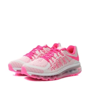 Nike Women’s Airmax 2014 Athletic White Pink 705458-100 Size 9 White/Pink - Picture 1 of 7