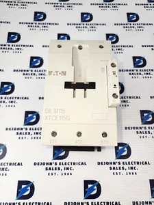 EATON DIL M115 XTCE115G 3 PHASE 50HP/230V 100HP/460V 120 V COIL 160 A CONTACTOR - Picture 1 of 5