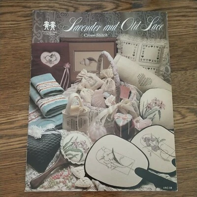 Vanessa Ann Cross Stitch Lavender and Old Lace Pattern Booklet 1981 - Image 1 of 4