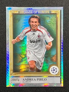 Andrea Pirlo 2022-23 Topps Stadium Club Chrome UCC Legends Of Europe Prism #/199 - Picture 1 of 2