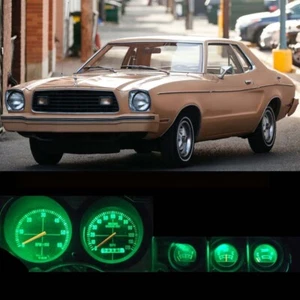 Dash Gauge Cluster LED Dashboard Bulbs LightGreen For 1974-1978 Ford Mustang II - Picture 1 of 8