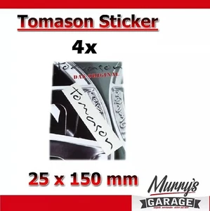 4x TOMASON Alufelgen - 25x150mm - Aufkleber, Sticker, Decal, Étiquette - Bild 1 von 3