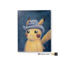 Pikachu with Grey Felt Hat CANVAS - Wall Art - Pokemon Center × Van Gogh Museum
