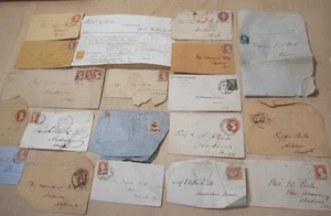 19 alte gestempelte Briefumschläge+, überwiegend 1850er-60er Jahre, Bürgerkriegszeit, Edwards Amasa Park - Bild 1 von 24