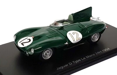 Spark Model 1/43 Scale S2927 - Jaguar D Type #12 Le Mans 24H 1954 - Green - Image 1 of 4
