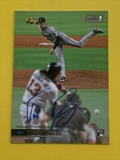 2021 Topps Stadium Club Trevor Rogers Rookie Auto #SCBA-TR Miami Marlins RC