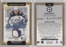 2019-20 Upper Deck Chronology Auto Gold Premium /25 Mark Scheifele #105 Auto
