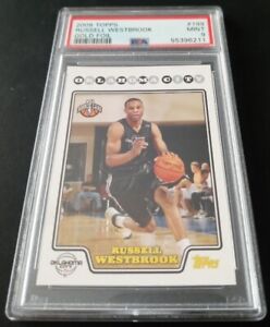2008 Topps Russell Westbrook Gold Foil Rookie #199 RC PSA 9