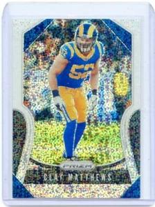 2019 PRIZM #245 CLAY MATTHEWS "WHITE SPARKLE PRIZM" LOS ANGELES RAMS 050722 - Picture 1 of 1