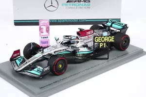 Mercedes W13 George Russell Winner Brazil 2022 1/43 Spark with pitboard - Foto 1 di 6