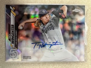 Trey Wingenter 2020 Topps Chrome Update #USA-TW Autographs San Diego Padres