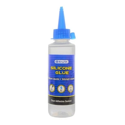 BAZIC Silicone Glue 3.38 Oz. Waterproof Crack Resistant, Silicon Liquido 100 ml - Image 1 of 4