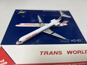 Gemini Jets 400 Trans World Airlines TWA MD-83 "1980s Twin Stripe color" 1:400 - Picture 1 of 1