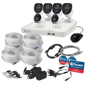 Swann 6 Camera 8 Channel 1080p Full HD DVR Security System SWDVK-84680W4SL2D New - Picture 1 of 1