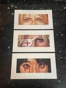 Jason Edmiston Kill Bill Lot Eyes Without Face Print EWAF Mondo Tarantino - Picture 1 of 1