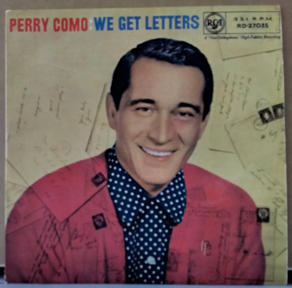 Perry Como - WE GET LETTERS 1957 RCA RD-27035 UK 1ST PRESSING LP - Image 1 of 3