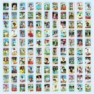 Topps Lot 110 Baseball Cards Johnny Grubb Texas Rangers NM MLB Set Collection - Picture 1 of 21