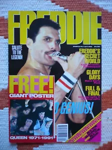 Queen / Freddie Mercury Starfile Tribute To Genius! April 1992 Magazine & Poster - Foto 1 di 11