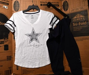 Dallas Cowboy/Mujer Mediano/Juego de salón/Blanco/Azul marino/Cómodo/Nuevo con etiqueta de muestra - Imagen 1 de 9