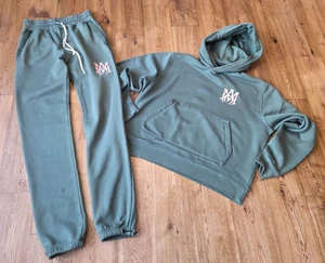 Amiri MA logo print men's green tracksuit size S - Picture 1 of 20