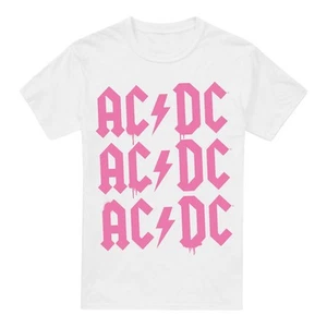 AC/DC Mens Repeat Logo T-Shirt (TV13359) - Picture 1 of 5