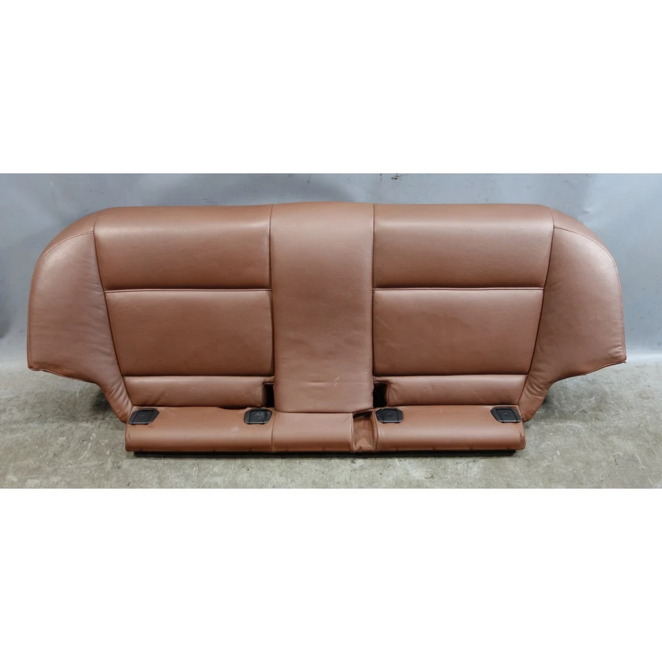 BMW E90 Serie 3 E91 2006-2008 4 puertas asiento trasero de fábrica parte inferior cuero Terra OEM Foto 1 de 4