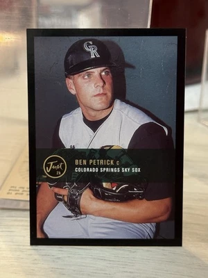 RARE! 2000 Just Imagine 2K Black Ben Petrick Colorado Springs Sky Sox #50/50 - Image 1 of 2