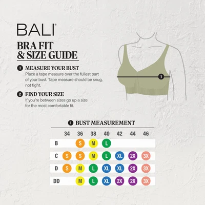Bali Comfort Revolution ComfortFlex Fit Seamless 2-Ply Wireless Bra - Image 1 of 4