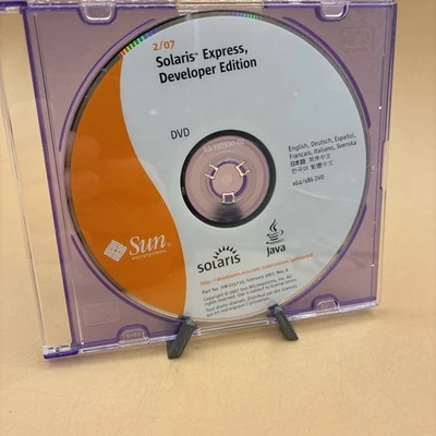 Solaris Express Developer Edition 2/07 - DVD (Sun Microsystems 2007 - Image 1 of 4
