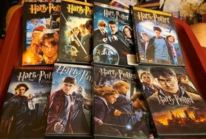 HARRY POTTER DVD Complete Set of 8 J.K. Rowling Wizard 1-8 FREE SHIPPING! - Imagen 1 de 2
