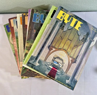 VINTAGE BYTE Magazine LOT - 10 Magazines - March 1978 to January 1982 - Image 1 of 4