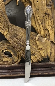 Cuchillo mango hueco esterlina patrón rosa salvaje de International Silver L5 - Imagen 1 de 9