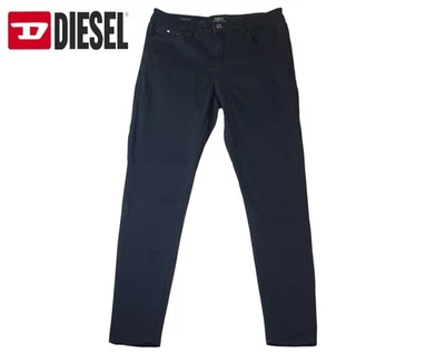 Diesel Women's Black Skinny Short Jeans Size 10 W28 L28 Mid Rise Premium Denim - Image 1 of 4