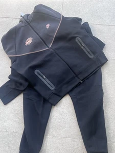 NIKE CENTRAL CEE X TECH FLEECE TRACKSUIT - BLACK SYNA WORLD EXTRA LARGE NEW TAGS - Picture 1 of 2