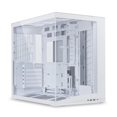 LIAN LI O11D MINI V2 O11DMIV2W Compact ATX Mid-Tower Airflow Computer Case White - Image 1 of 4