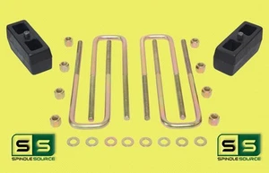 3" LIFT BLOCKS AND BOLTS WITH/O O.L LEAFS FITS 88-00 CHEVY C2500/C3500 2WD 8 LUG - Bild 1 von 1