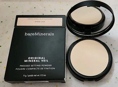 bareMinerals Original Mineral Veil Pressed Setting Powder - "SHEER FAIR" - NIB  - Image 1 of 2