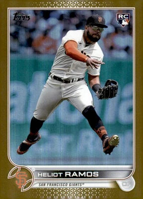 2022 Topps Update #US154 Heliot Ramos Gold Foil - Image 1 of 2