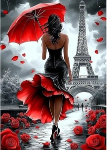 Tower Woman Diamond Painting Sets für Erwachsene, 5D Kunst für...  - Bild 1 von 7