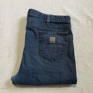 Carhartt Relaxed Fit Utility Work Pants Pants Mens 40x34 Blue Carpenter Jeans - Bild 1 von 11