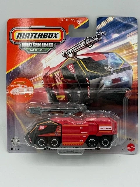 MATCHBOX WORKING RIGS 2026 MBX FLAME BLASTER FIRE TRUCK - Image 1 of 1