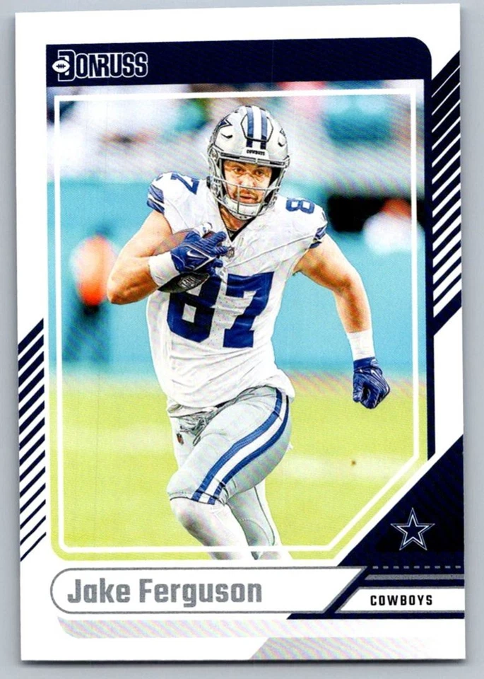 2023 Donruss Jake Ferguson Dallas Cowboys #75 - Image 1 of 2