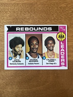 1974-75 Topps - Artis Gilmore, George McGinnis, Caldwell Jones #211 RC *JHCARDS* - Image 1 of 4